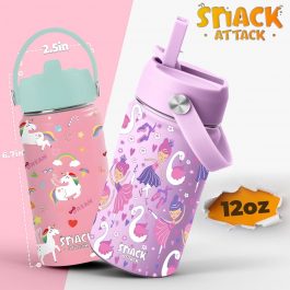 Snack Attack Kids Insulated Water Bottle