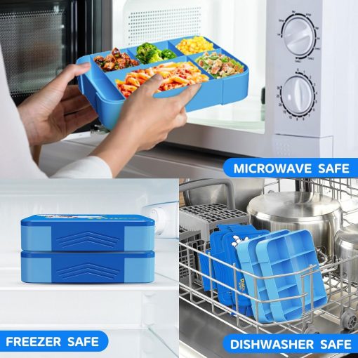 Lunch Box For Kids School Bento Box Style - Image 5