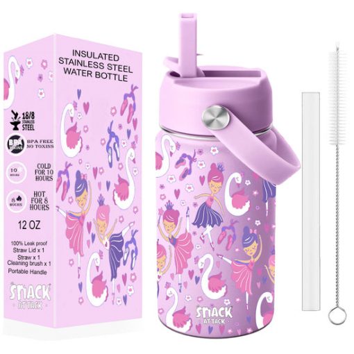 Snack Attack Kids Insulated Water Bottle - Image 4