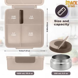Snack Attack Bento Lunch Box For Kids